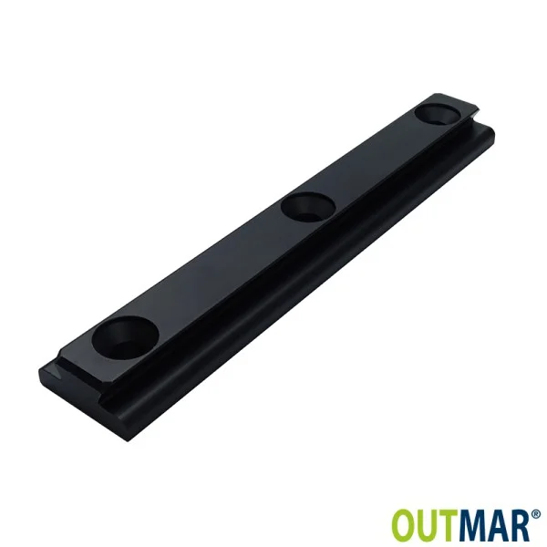 LAGUN Small Mounting Plate - schwarz (A6/C8) eloxiert